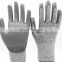 Anti-cut Construction Gloves PU Coated Cut Resistant Work Gloves Anti Cut Gloves