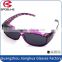 Stark purple myopia glasses frame cheap clip on sunglasses uv protective traving volleyball driving fishing black lens