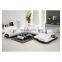 Modern gray fabric sectional couch living room sofa set