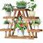 K&B Wholesale Cheap Hot 2021 New Design Popular Solid Wood Flower Plant Stand Indoor