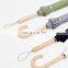 Traditional Wooden Handle Straight Golf Umbrella with Custom Logo