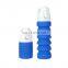 Top Sale Promotional Silicone Foldable Drinking Water Bottle 500ML