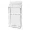 Outdoor Brochure Holder Car Mount Acrylic Brochure Box with Suction Cups