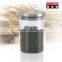 Glass Jar with Stainless Steel Lid ,Borosilicate glass Canister, Storage bottle