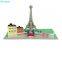 Paris Love Scene Eiffel Tower 3D Greeting Card Best 3D Gift Cards for Parents on Valentine’s Day