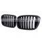 Grill for BMW X3 X4 single slat line Matt black bumper kindly grill for BMW X series BMW G01 G02 2018-IN