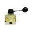 New Design Four-way Three-speed Adjustment Aluminum Alloy Pneumatic Mechanical Hand Valves