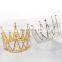 Cake Topper Princess Aisha Girls Tiaras Pearl Decor for Bridal Wedding Party Bakery DIY Cake Decoration Crown