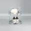 Hot Sales Adhesive Corner Shower Caddy Two Tier Iron Wire Rack in Bathroom