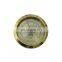 Metal round cigar humidor hygrometer