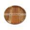Custom Logo Acacia Wooden Sushi Cheese Dessert Platters Food Serving Tray Plate Tea Coffee Cup Candle Deco Trinket Tray