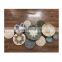 Seagrass Decorative Plate - Colorful seagrass decorative plate hand weaving wicker - Seagrass Plate Ms.Verda (WA+84587176063)