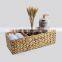 HBK 3 interlayer Water hyacinth Woven Storage Basket storage box for bathroom and living room