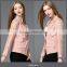 2016 hot High-end temperament Slim small suit jacket lace stitching for female