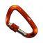 12KN 7075 aviation aluminum carabiner D-type mountaineering quick hook