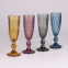 Fashionable And Durable Wholesale European Retro Colored Lead Free Champagne Glass Goblet