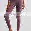 Sexy Peach Hip High Waist V Cut Cross Waist Yoga Leggings Hot Tummy Control Gym Fitness Workout Activewear Tight Pants For Women