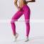 Custom Logo V Shaped Gym Butt Scrunch Sports Pants High Quality Yoga Sweat Wicking Leggings