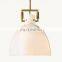 Lamp nordic modern luxury home living room decor glass LED pendant light black gold white