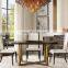 Modern Luxury Brass SIRENE Clear Glass Round Chandelier Hanging  Hotel Lobby Dining Room Villa Decorative Lighting Chandelier