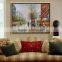 Modern art home decoration Paris Street art canvas oil paintings High Quality 100% hand-painted by palette knife