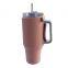 Custom Logo Color Water Bottle Tumbler Sleeve Large Size Neoprene 40OZ Cup Tumbler Carrier Bag