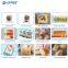 Automatic butter filling and nitrogen filing flow packing machine for Sandwich Bread Hamburger