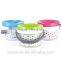 Lunch box with portable handle, ceramic inner tiffin box
