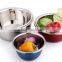 High quality Stainless Steel Mixing Bowl Salad Bowl Color bow with Paint