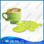 Tortoise shape silicone cup mat,pot mat