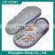 EVA Injection Cross Shoes with Water Transfer Printing