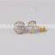 2016 semicircular 925 silver luxury jewelry earring for ladies wholesale