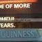 Advertising led snap frame guinness light box