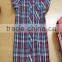 Fashional cute checked 100% cotton boy shirt