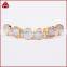 10mm round natural agate titanium AB druzy stone stud earrings