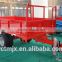 new design agri trailer single axle trailer with double wheels one side 3ton