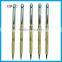 Popular promotional slim thin cross hotel used metal ball pen with Epoxy logo