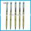 High Quality Slim Twist Metal Brass Ballpoint Pens with epoxy logo