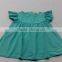 Flutter sleeves girls dress 2016 Pearl dress little girls ruffled dress
