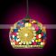 Colorful glass mosaic pendant light for home decoration                        
                                                                                Supplier's Choice