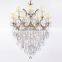 13 lights chrome italian modern crystal chandalier light