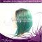 12" Heat resistant Lace front wig Synthetic hair Two tone color
