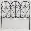 galvanized steel garden fence