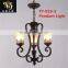 Led Iron Art Pendant/Wall Light With Patterned Lampshade For Home/Hotel Decoration