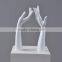 new design frp female jewelry ring stand mannequin hand for display