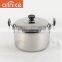 Economic 18/20/22/24/26cm Magenetic Stainless Steel Potjie Pot with S/S Cover and Dishwasher Safe