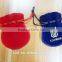 Manufacture custom velvet jewelry bag, jewellery packaging bag, promotional drawstring pouch