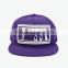 custom purple embroidery patch hat 100% cotton material baseball caps