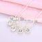 KARASU Boho Real 18k Matte Gold Plated Hollow Geometric/Round Austrian Crystal Statement Necklaces & Pendants for Women Jewelry