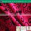 China manufacturer flower polyester flocked sofa upholstery fabric ZJ015